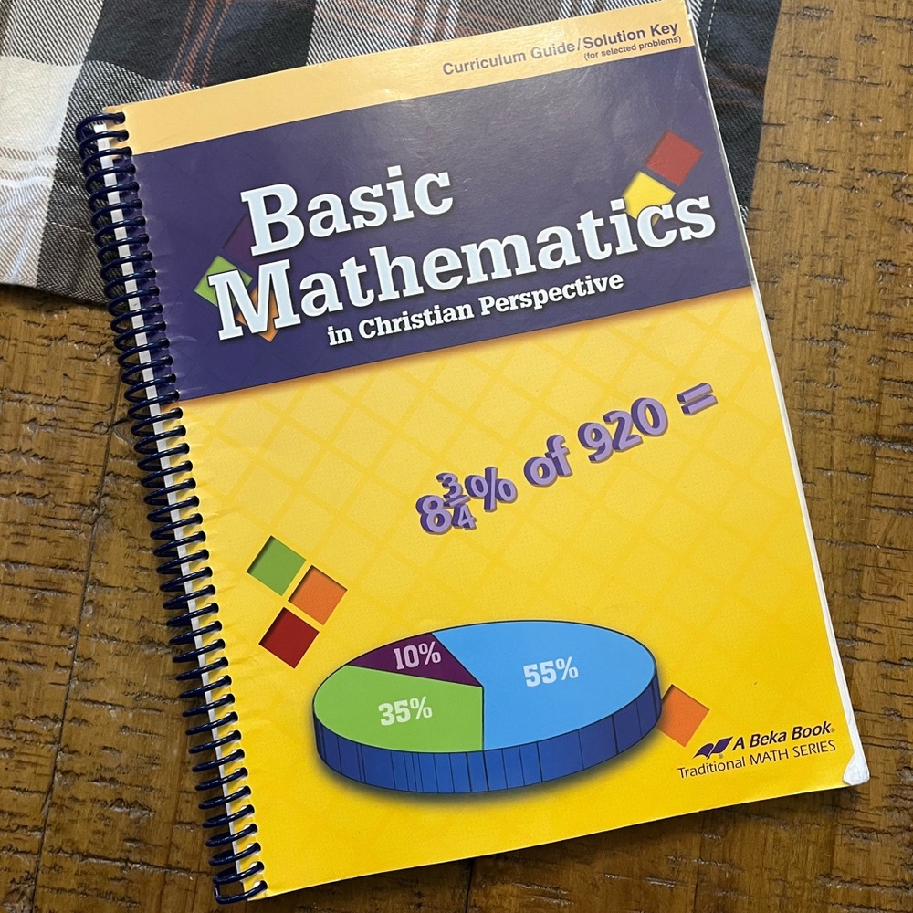 Abeka Basic Mathematics 7 Curriculum Guide/Solution Key - Picture 2 of 4